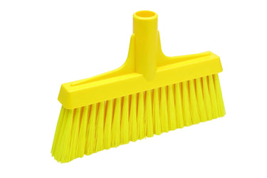 Upright Lobby Broom Soft Bristle Yellow